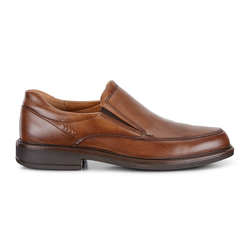 Slip On Hombre - ECCO Holton Apron Toe - Marrom - KLA390825